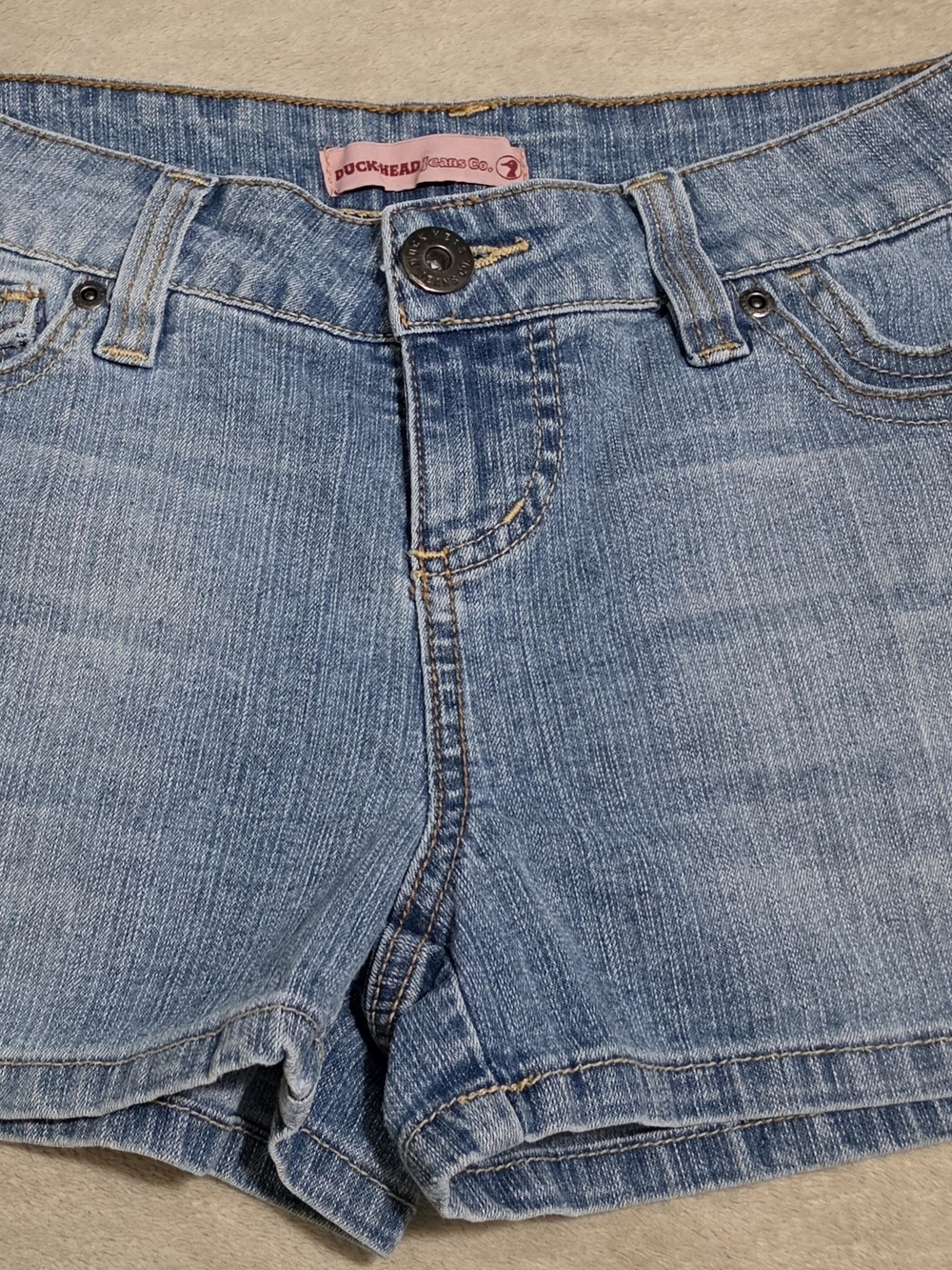 Vintage Duck Head Light Blue Women's Jean Shorts Size:1
